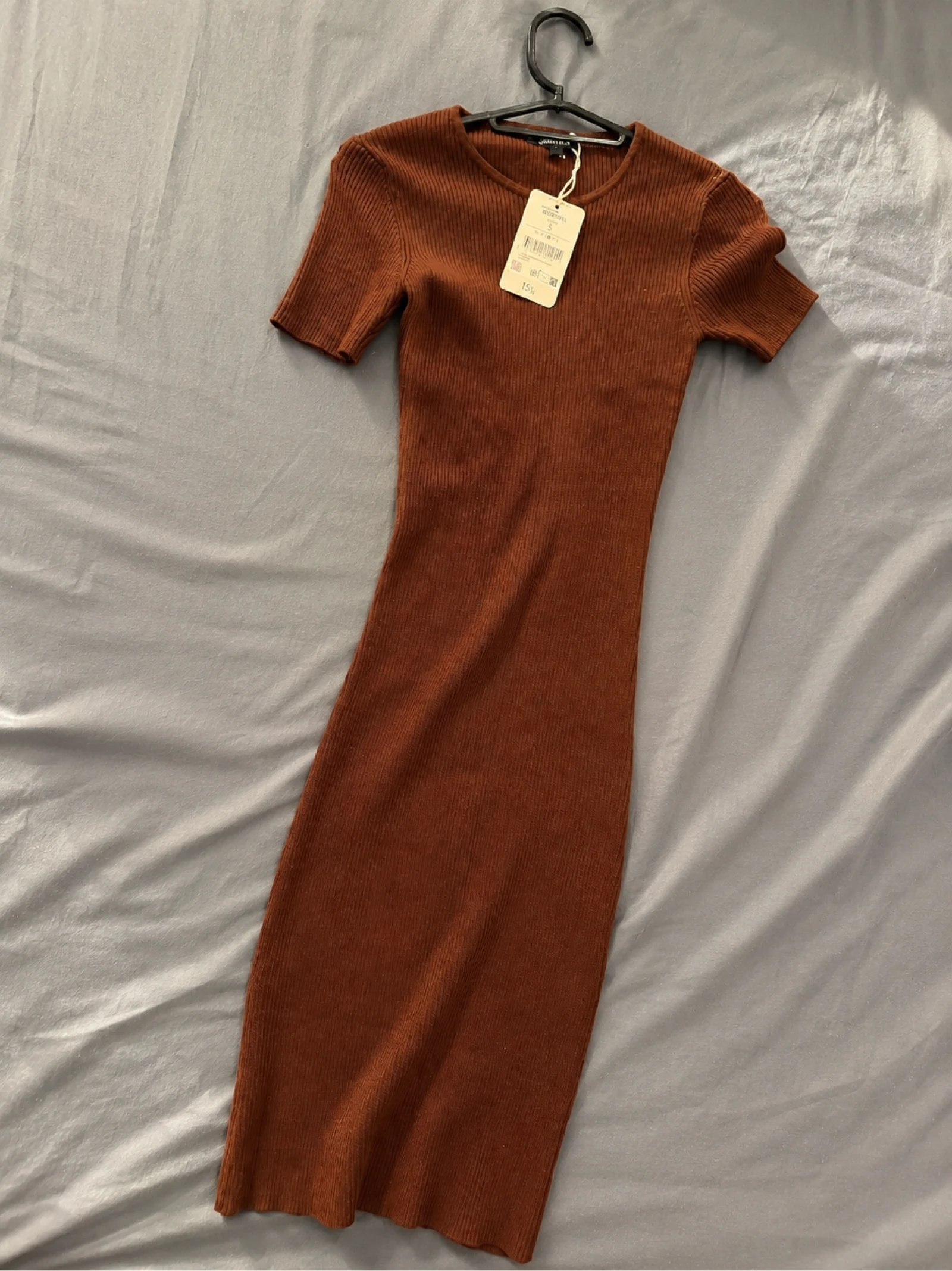 Robe d’été courte marron